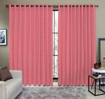 Cortina Semi Blecaute 6,00x2,40 Tecido Rustico Varias Cores Sala e Quarto