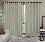 Cortina Tecido Rustico 6,00X2,40M Semi Blackout Verde Oliva