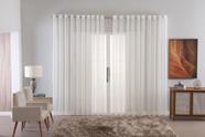 Cortina Voal Liso Delicate Quarto Sala Transparente 300X220