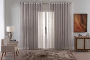 Cortina Voal Liso Delicate Quarto Sala Transparente 300X250