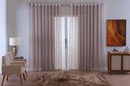 Cortina Voal Liso Delicate Quarto Sala Transparente 400X2,50