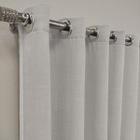 Cortina Voil Gaze Linho Com Forro Blackout 2,00x2,40