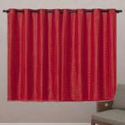 Cortina Xadrex Blackout PVC Tecido Voil 2,8x1,6 Vermelho