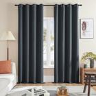 Cortinas Blackout Rutterllow, quarto com isolamento térmico x2