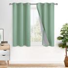 Cortinas Blackout XWZO 100% Blackout 114x114cm Light Sage