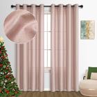 Cortinas DANCURTON Pink Sheer 274 cm de comprimento, 2 painéis para sala de estar