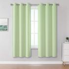 Cortinas DUALIFE Light Green Room Darkening 183x183cm 2 painéis