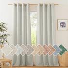 Cortinas NICETOWN Linen Grey 140x213cm 2 peças