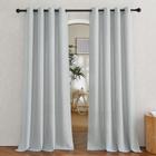 Cortinas NICETOWN Linen Grey Light Grey W132 x L213cm 2 peças