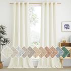 Cortinas NICETOWN Privacy Off White Linen Blend 110x275cm