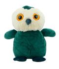 Coruja Verde Olhos Grandes 35cm - Pelúcia