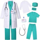 Costume Doctor Costume para crianças, meninos e meninas (3-4T)