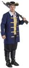 Costume Dress Up America Colonial para adultos e homens aristocratas