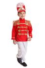 Costume Dress Up America Drum Major para crianças, uniforme vermelho