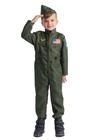 Costume Dress Up America Fighter Pilot para crianças com macacão