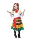 Costume Dress Up America Mexican Dancer Girl 3-8 anos