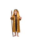 Costume Dress Up America Saint para meninos - marrom e dourado