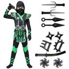 Costume Spooktacular Creations Green Ninja para crianças de 10 a 12 anos