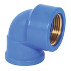 Cotovelo Azul Krona Liso Rosca 25Mm X 3/4" 498 - Kit C/20