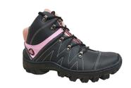 Bota Feminina Tenis Coturno Adulto Infantil Adventure TrilhaCINZA pink 31  no Shoptime