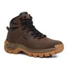 Coturno Masculino Bota de Couro Legítimo Original Com C.A