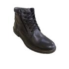 Coturno Masculino Casual Couro Com Zíper Mega Boots 1000