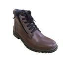 Coturno Masculino Casual Couro Com Zíper Mega Boots 1000