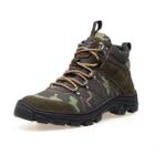 Coturno Masculino Tractor Bota Robusta Adventure Trilha Treking Rota79 Camuflado