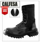 Coturno militar Calfesa Raptor lona preta com zíper