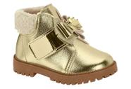 Coturno molekinha infantil menina dourado 2126.516