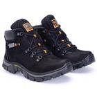 Coturno Tenis Couro Legitimo Masculino Tamanhos Especiais Bota Adventure Ket