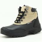 Coturno Trekking Adventure em Couro Atron Shoes - 246 - Areia