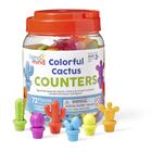 Counters hand2mind Colorful Cactus for Kids Math com caixa