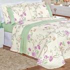 Coxa Cama Casal Queen Size Naturale Estampada Dupla Face 200