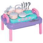 Cozinha Charmosa Infantil Mesinha Baby Gourmet c/ Acessorios