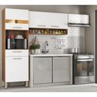 Cozinha Compacta 3 Peças Dama 99101 Amendola Branco Demobile - Demóbile