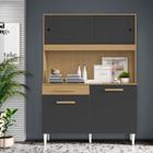 Cozinha Compacta 4 Portas 1 Gaveta Flex Color 4308 Aramóveis