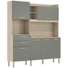 Cozinha Compacta 6 Portas 2 Gavetas Selecta 96211 Avena Menta Demobile