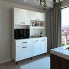 Cozinha Compacta Chloe 5 Portas 1 Gaveta Bianco - Panorama Móveis