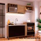 Cozinha Compacta Com Balcão para Pia Armário e Aéreo