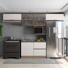 Cozinha Compacta Edna 5 PT 3 GV Carvalho Oak e Off White