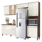 Cozinha Compacta Fit 11 Portas com Balcão 120cm - Nicioli