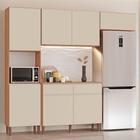 Cozinha Completa Modulada Bali New 100% MDF Tuboarte 7 Portas e 2 Gavetas