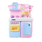 Cozinha De Brinquedo Infantil Big Kitchen Azul Claro - 5555 - Roma Brinquedos