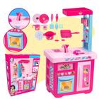 Cozinha Infantil Completa Barbie Panelinhas 14 Acessorios - Cotiplás