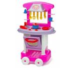 Cozinha Infantil Completa Play Time com Acessórios rosa Cotiplás 7896964620087