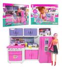 Cozinha Infantil Completa Rosa 243B Lua De Cristal