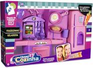 Cozinha Infantil Cooktop Completa Kitchen Geladeira Duplex - Zuca Toys