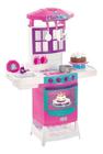 Cozinha Infantil Eletrônica Super Magic Toys 8012 Cor Rosa