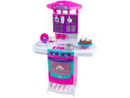 Cozinha Infantil Meg Doll Emite Som e Luzes